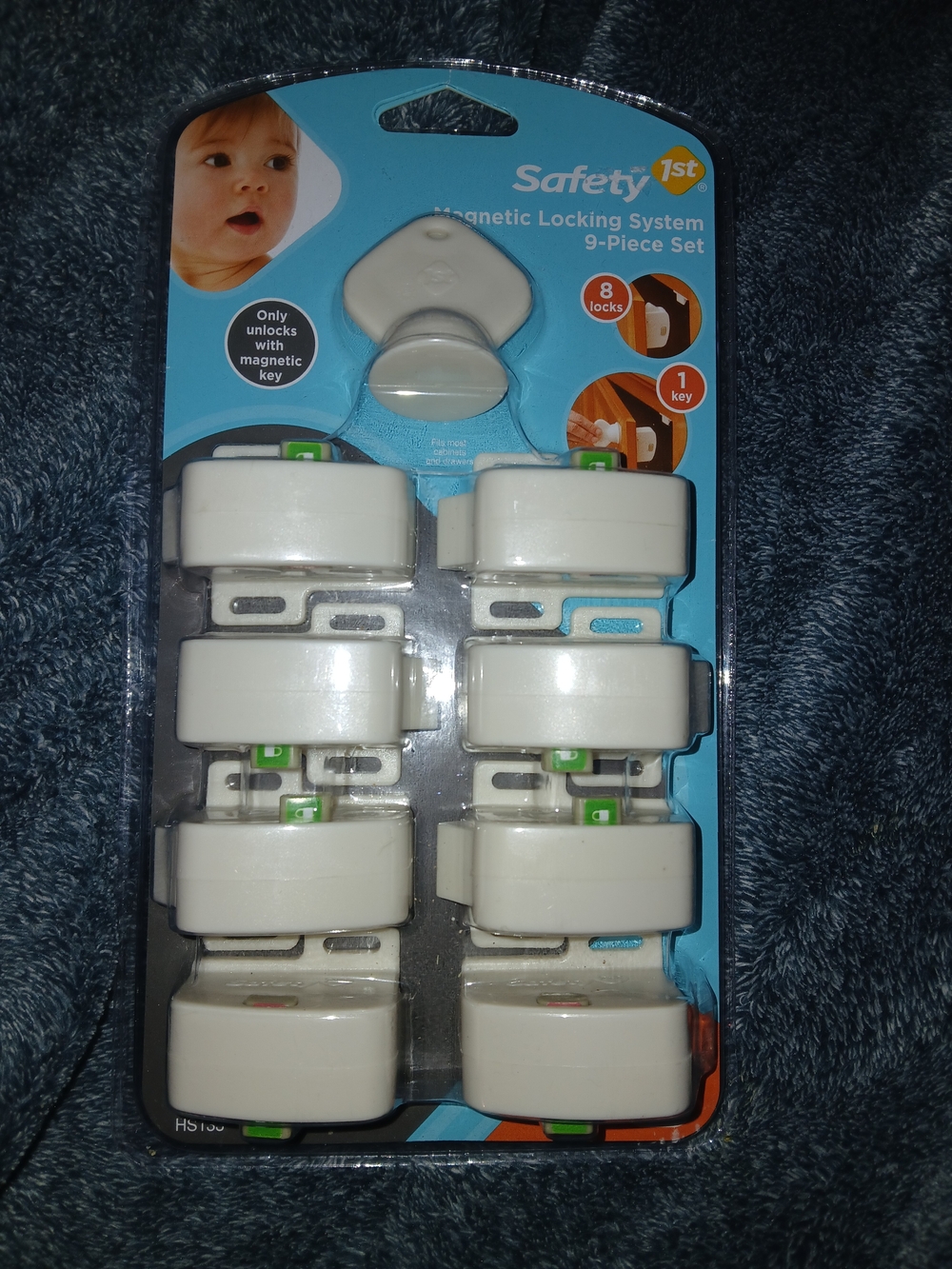 Safety 1st White Magnetic Locking System - 9 Piece Set
